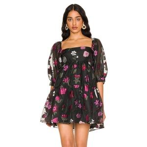 Amanda Uprichard Theodora Dress- Bordeaux Large